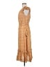 Universal Thread 100% Rayon Paisley Orange Casual Dress Size M - photo 5