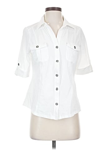 Style&Co Short Sleeve Blouse (view 1)