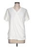 Assorted Brands 100% Polyester Ivory Short Sleeve Blouse Size L - photo 1
