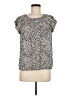 Carolina Belle 100% Polyester Ivory Short Sleeve Blouse Size M (estimated) - photo 1