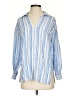 CAbi Stripes Blue 3/4 Sleeve Blouse Size XS - photo 1