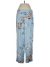 J.Crew 100% Viscose Floral Blue Casual Pants Size 4 - photo 1