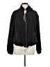 Assorted Brands 100% Polyester Solid Black Windbreaker Size M - photo 1