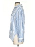 CAbi Stripes Blue 3/4 Sleeve Blouse Size XS - photo 5