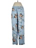 J.Crew 100% Viscose Floral Blue Casual Pants Size 4 - photo 2