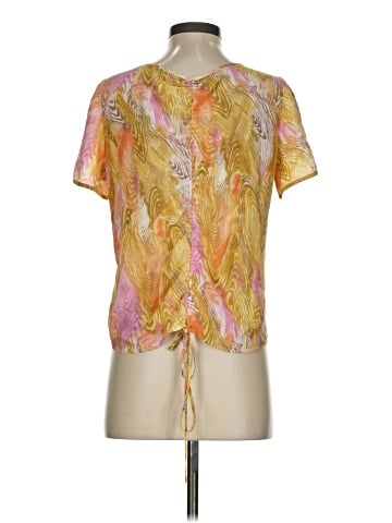 catherinegee Short Sleeve Silk Top (view 2)