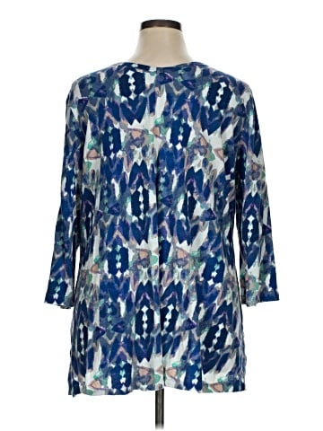 LOGO by Lori Goldstein 3/4 Sleeve T-Shirt (view 2)