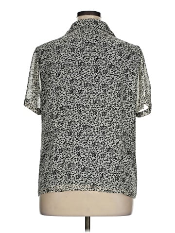 Cj Banks Short Sleeve Blouse (view 2)