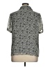 Cj Banks 100% Polyester Animal Print Gray Short Sleeve Blouse Size 1X - photo 2