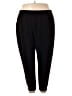 Wynne Layers Solid Black Casual Pants Size 3X - photo 1