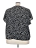 Shein Curve Black Short Sleeve Blouse Size 4X - photo 2