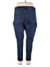 Curve Appeal Solid Blue Jeans Size 18W - photo 2