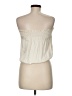 SOFIA Ivory Sleeveless Top Size M - photo 2