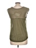 Self Esteem Green Sleeveless Blouse Size L - photo 2