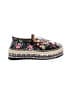 Johnny Was Floral Black Flats Size EU 39 - photo 1