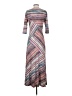 Peruvian Connection Chevron-herringbone Gray Casual Dress Size S - photo 2