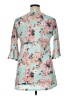 Sign Here Teal 3/4 Sleeve Blouse Size XL - photo 2