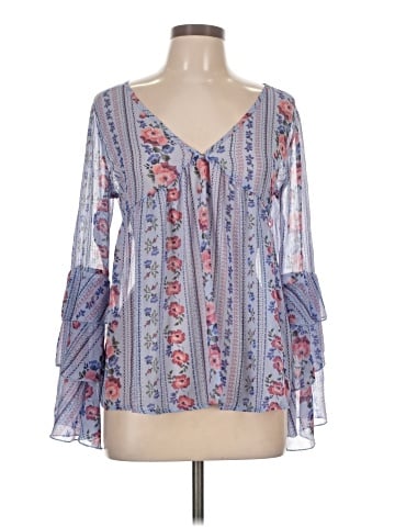 Crave Fame By Almost Famous 3/4 Sleeve Blouse (view 1)