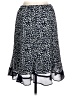 Unbranded 100% Polyester Print Blue Casual Skirt Size 12 (petite) - photo 2