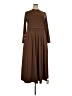 Halara Solid Brown Casual Dress Size 2X - photo 1