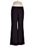 Ann Taylor LOFT Solid Black Burgundy Dress Pants Size 8 - photo 1