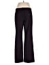 Ann Taylor LOFT Solid Black Burgundy Dress Pants Size 8 - photo 2