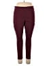Harve Benard Solid Burgundy Active Pants Size 18 - photo 1