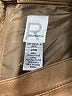 Roaman's 100% Leather Metallic Brown Tan Leather Skirt Size 24 - photo 4