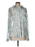 Newme Apparel 100% Polyester Blue Long Sleeve Blouse Size L - photo 1