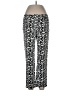 J. McLaughlin Print Black Casual Pants Size 10 - photo 1