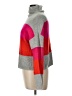 Cliche Color Block Gray Turtleneck Sweater Size L - photo 5