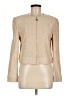 St. John Collection by Marie Gray Chevron-herringbone Tan Gold Jacket Size 8 - photo 1