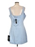 Lulus Solid Blue Casual Dress Size L - photo 2