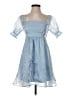 Thirty/Thirty 100% Polyester Blue Cocktail Dress Size S - photo 1