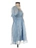 Thirty/Thirty 100% Polyester Blue Cocktail Dress Size S - photo 4