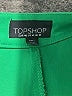 Topshop Solid Green Shorts Size 14 - photo 3