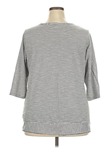 Lands' End 3/4 Sleeve T-Shirt (view 2)