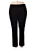 Investments Solid Black Active Pants Size 18 - photo 1