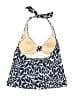 Lands' End Print Blue Swimsuit Top Size 4 - photo 2