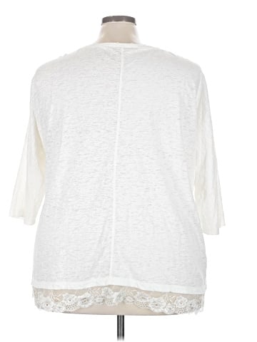 Woman Within 3/4 Sleeve T-Shirt (view 2)