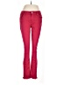 7 For All Mankind Hearts Red Jeans Size 28 waist - photo 1