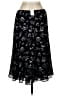 Christopher & Banks Stars Black Casual Skirt Size L (petite) - photo 2