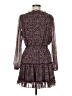 Rebecca Minkoff 100% Polyester Animal Print Brown Casual Dress Size M - photo 2