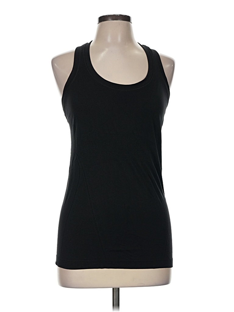 Pre-owned Unbranded Tank Top Black Halter Neckline Tops