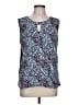 41Hawthorn 100% Polyester Blue Sleeveless Blouse Size L - photo 1