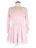 Unbranded 100% Polyester Floral Polka Dots Pink Romper Size M - photo 1