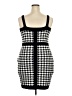 Assorted Brands Houndstooth Black Casual Dress Size 2X - photo 2