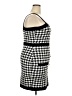 Assorted Brands Houndstooth Black Casual Dress Size 2X - photo 4