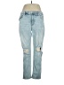 STUDIO BLUE Hearts Blue Jeans Size 33 waist - photo 1