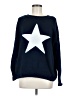 Vince Camuto Stars Blue Pullover Sweater Size M - photo 1